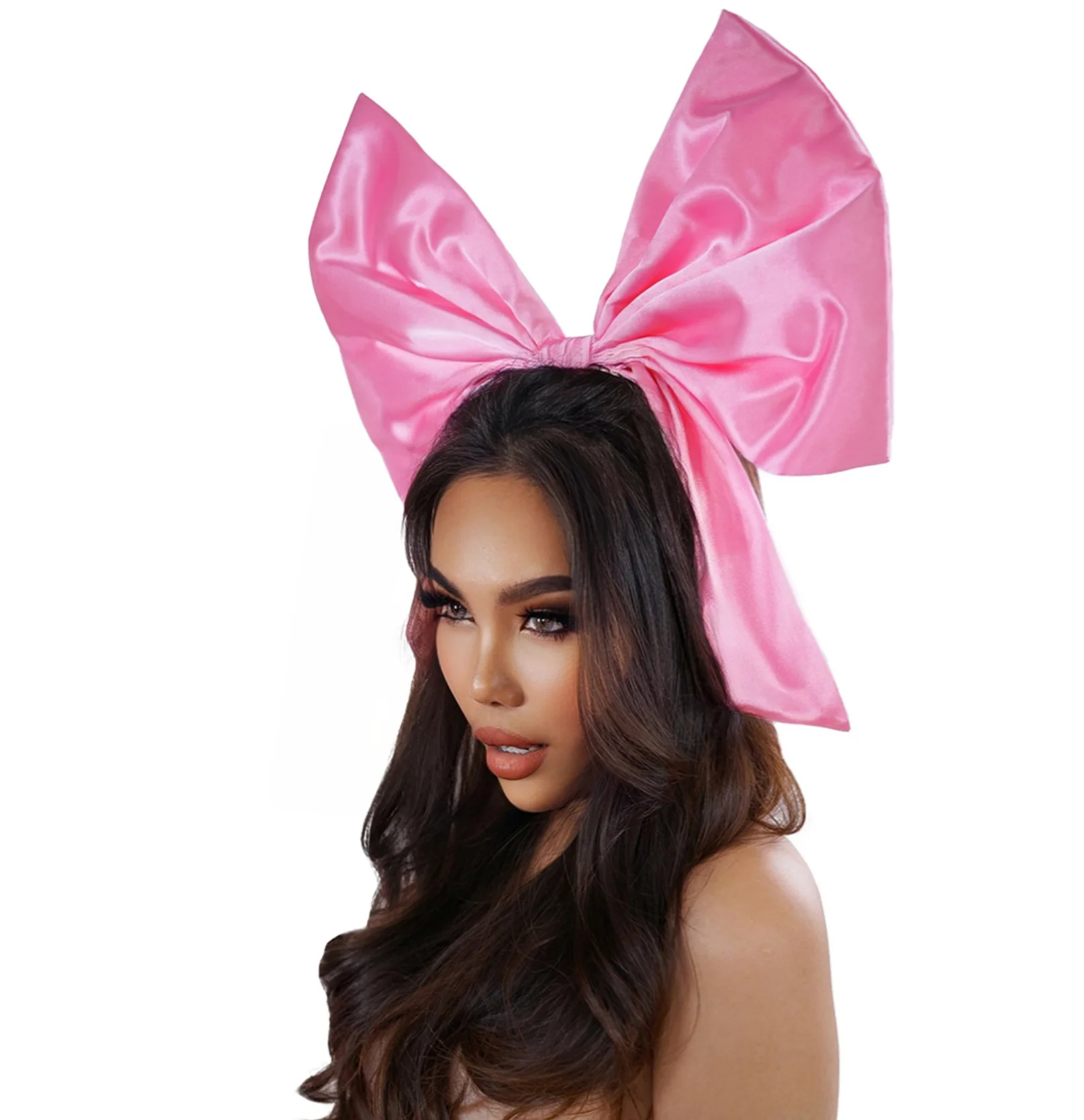 Pink Double-Sided Satin Super-Sized Bow Headwear Fixed Hair Clip for Maid Cosplay Sissy Cross-Dressing
Pink Double-Sided Satin Super-Sized Bow Headwear Fixed Hair Clip for Maid Cosplay Sissy Cross-Dressing