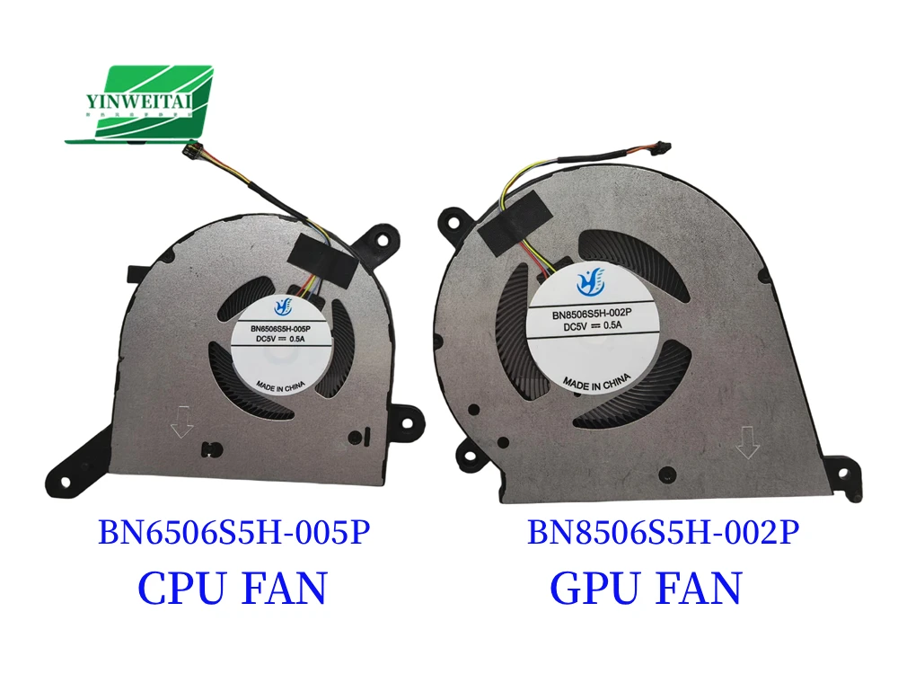 Laptop CPU GPU Cooling Fan For Mechrevo Wujie 14 Pro 2024 2023 9F23T200000 9F00000140H BN6506S5H-005P BN8506S5H-002P DC 5V
Laptop CPU GPU Cooling Fan For Mechrevo Wujie 14 Pro 2024 2023 9F23T200000 9F00000140H BN6506S5H-005P BN8506S5H-002P DC 5V