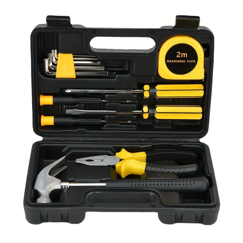 1 Set Heavy Duty Auto Repair Hand Tool Set Household Hardware Kit with Wrench Hammer Tape Measure Plier Woodworking Tools
1 Set Heavy Duty Auto Repair Hand Tool Set Household Hardware Kit with Wrench Hammer Tape Measure Plier Woodworking Tools