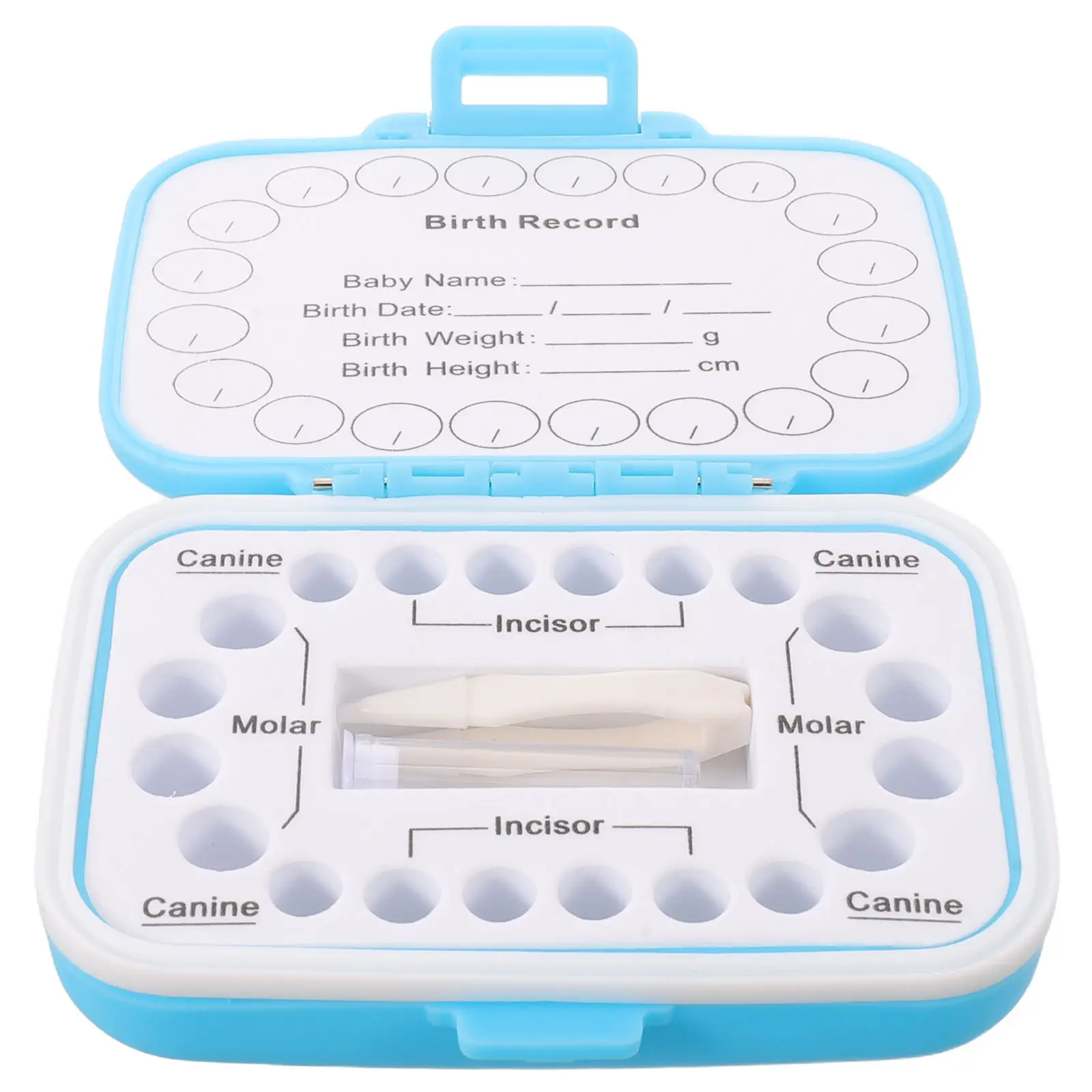 Baby Teeth Container Box with Individual Labeled Slots for Each Lost Tooth Date Year Recording Keepsake Storage Case for Infant
Baby Teeth Container Box with Individual Labeled Slots for Each Lost Tooth Date Year Recording Keepsake Storage Case for Infant