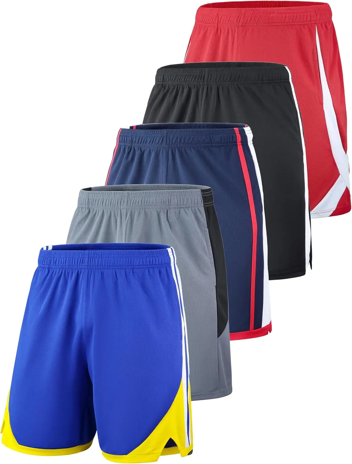 5 Pack Big Boys Youth Athletic Mesh Basketball Shorts with Pockets Quick Dry Activewear
5 Pack Big Boys Youth Athletic Mesh Basketball Shorts with Pockets Quick Dry Activewear