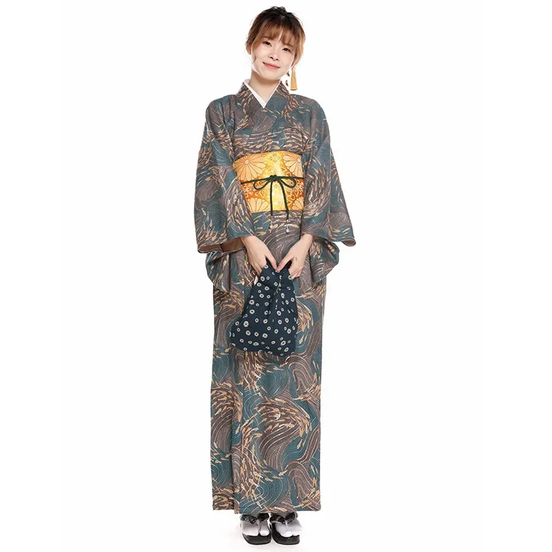 Women's Thicken Hot Gold Printing Komon Japanese Kimono Festival Formal Wear Non-wrinkled Non-iron Dress Cosplay Costume
Women's Thicken Hot Gold Printing Komon Japanese Kimono Festival Formal Wear Non-wrinkled Non-iron Dress Cosplay Costume