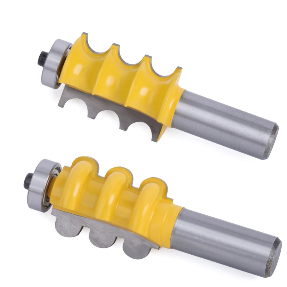 Router Bit Set 2pcs with 12in Shank Triple Bead Column for Precise Tenon Milling and Smooth Wood Edge Profiling
Router Bit Set 2pcs with 12in Shank Triple Bead Column for Precise Tenon Milling and Smooth Wood Edge Profiling