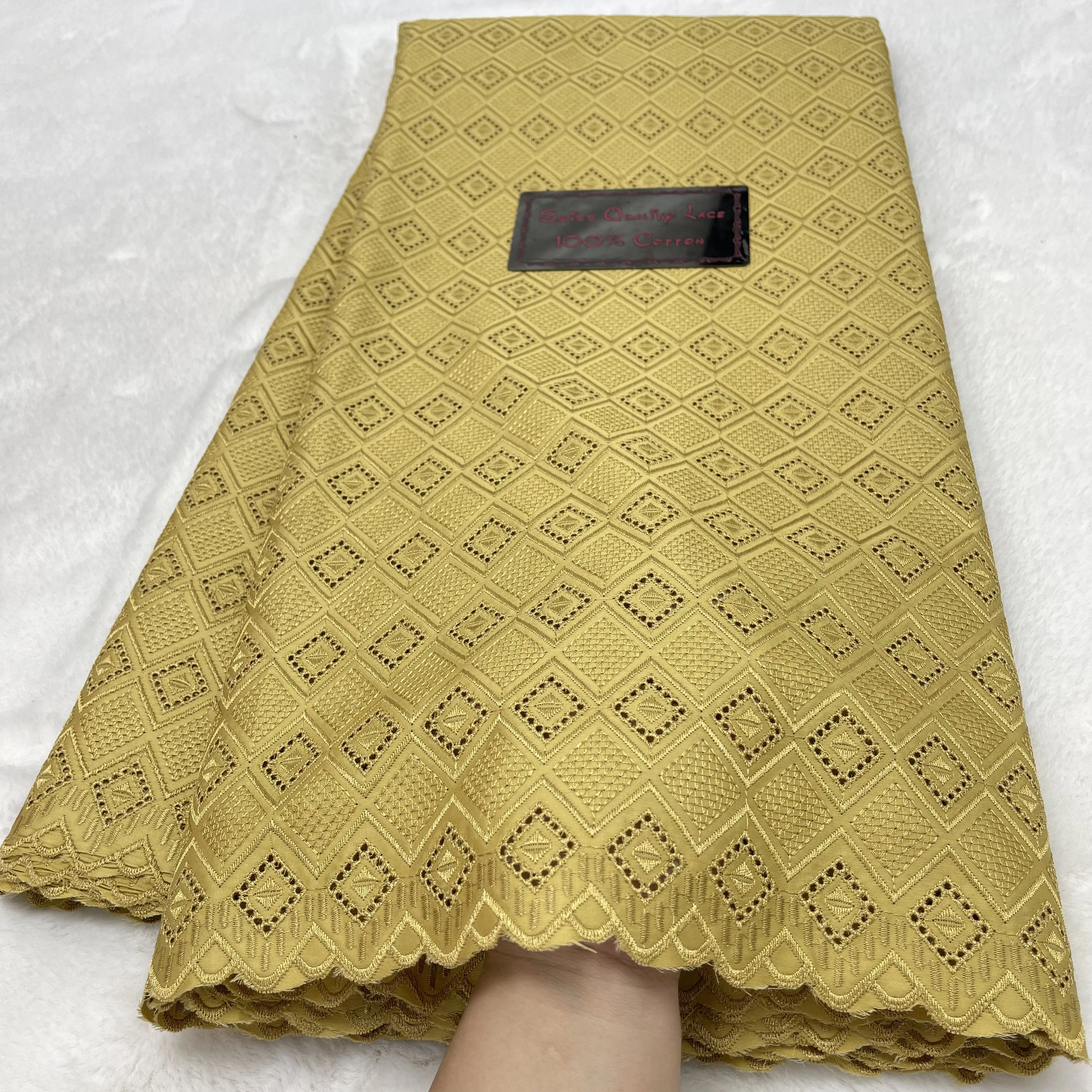 Polish Lace Fabric 100% Cotton Swiss Lace 2026 Luxurious Embroidery High Quality Polish Fabrics 5 Yards
Polish Lace Fabric 100% Cotton Swiss Lace 2026 Luxurious Embroidery High Quality Polish Fabrics 5 Yards