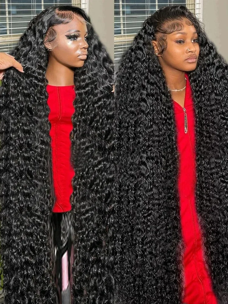 Curly Deep Wave 13x6 30 40 Inch HD 13x4 Lace Front Human Hair Wigs Transparent Frontal Wig 5x5 Closure Brazilian Remy Wig
Curly Deep Wave 13x6 30 40 Inch HD 13x4 Lace Front Human Hair Wigs Transparent Frontal Wig 5x5 Closure Brazilian Remy Wig