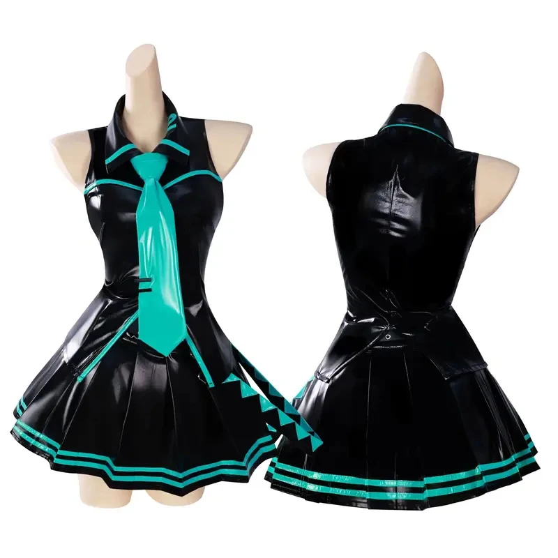 s;3'c\5/b' Cosplay Costume Anime Black Patent Dresses Miku 16th Role Play Uniform Halloween Carnival Dressing For 3'f,6\b;8/
s;3'c\5/b' Cosplay Costume Anime Black Patent Dresses Miku 16th Role Play Uniform Halloween Carnival Dressing For 3'f,6\b;8/