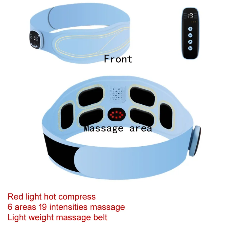 EMS Electric Waist Massager 9 Mode 19 Intensity Red Light Microfiber Belt Back Pain Relief Slimming Heating Fit for Fitness
EMS Electric Waist Massager 9 Mode 19 Intensity Red Light Microfiber Belt Back Pain Relief Slimming Heating Fit for Fitness