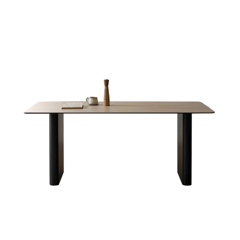 Solid wood rock slab dining table household modern simple small apartment ash wood dining table and chair combination rectangle
Solid wood rock slab dining table household modern simple small apartment ash wood dining table and chair combination rectangle