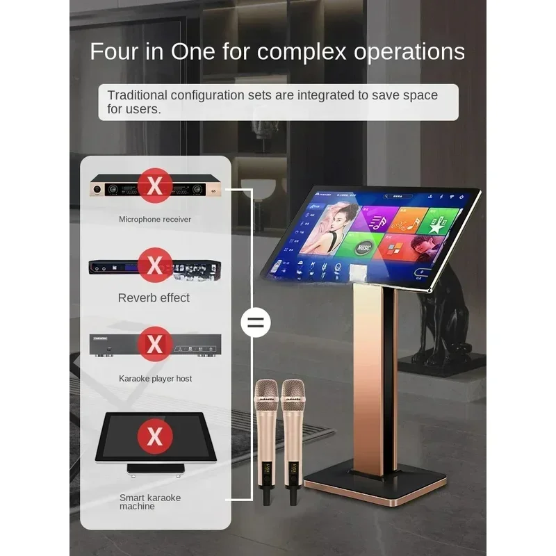 Bestseller Hot SalesHome KTV Sound System Set, Song Ordering Machine, Touch Screen All-in-one Machine, Karaoke
Bestseller Hot SalesHome KTV Sound System Set, Song Ordering Machine, Touch Screen All-in-one Machine, Karaoke
