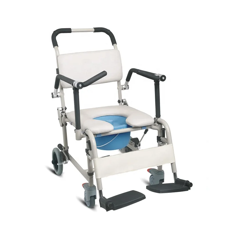 Medical Hospital Bathroom Equipment Disabled Toilet Chair Bedside Commode with Wheels
Medical Hospital Bathroom Equipment Disabled Toilet Chair Bedside Commode with Wheels