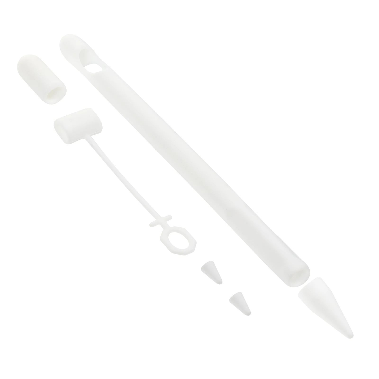 2 Stylus Pencil Silicone Case White Anti Skid Prevent Roll Scratch Dirt Touch Pen Stylus Pen Protectors Accessories
2 Stylus Pencil Silicone Case White Anti Skid Prevent Roll Scratch Dirt Touch Pen Stylus Pen Protectors Accessories