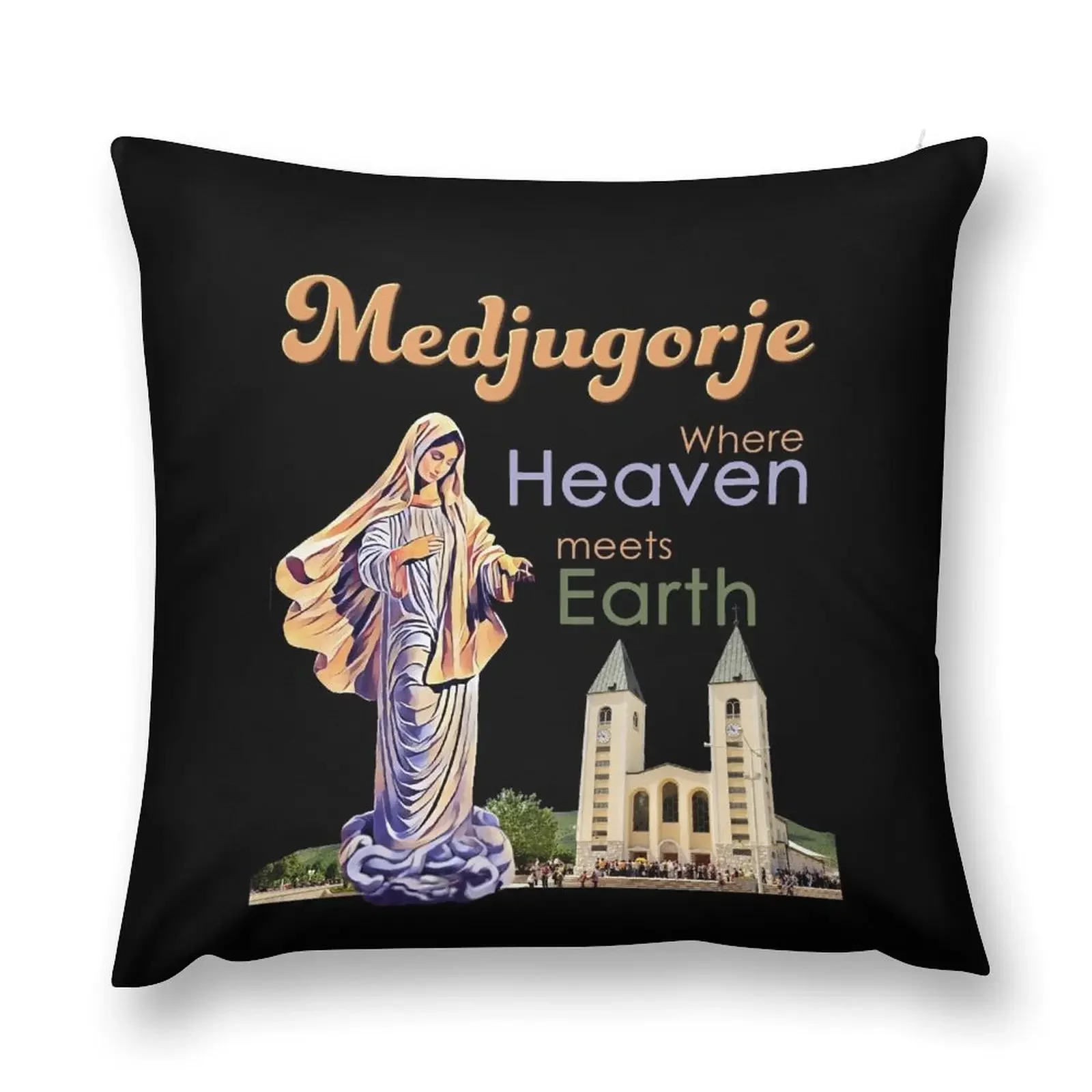 Medjugorje Where Heaven meets Earth Throw Pillow Christmas Pillow Covers Pillowcase Cushion Cushion Cover Luxury pillow
Medjugorje Where Heaven meets Earth Throw Pillow Christmas Pillow Covers Pillowcase Cushion Cushion Cover Luxury pillow