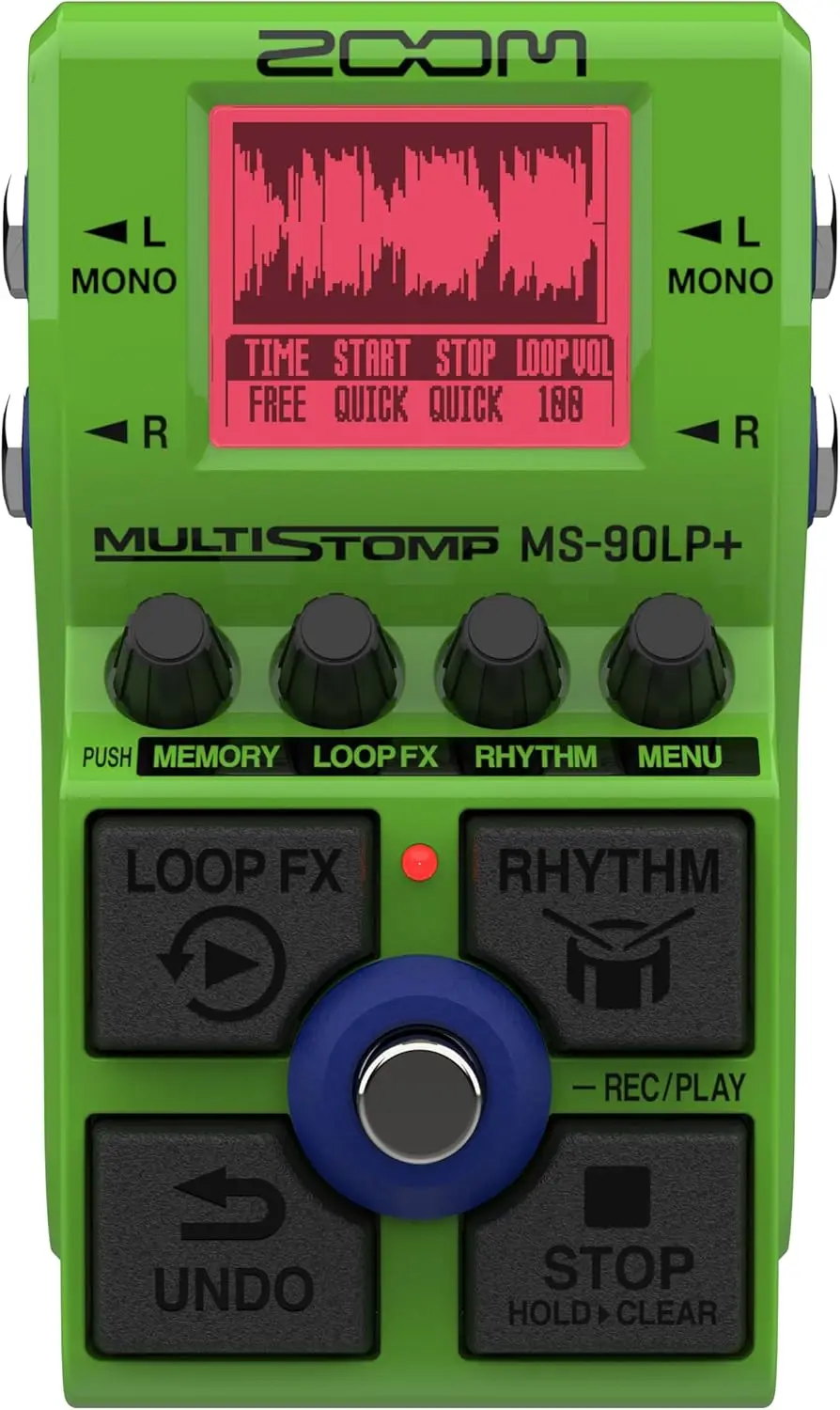 Педаль-лоупер MultiStomp с 90-минутными лупами, 32-битным звуком, ЖК-дисплеем с подсветкой, ритм-паттернами и MIDI для гитаристов
Педаль-лоупер MultiStomp с 90-минутными лупами, 32-битным звуком, ЖК-дисплеем с подсветкой, ритм-паттернами и MIDI для гитаристов