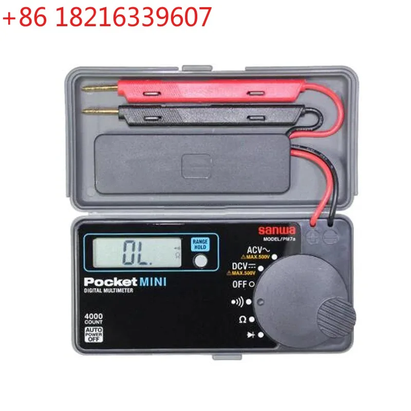 Sanwa PM7A NEW Pocket Mini Size Portable DMM 4000 Count DC AC
Sanwa PM7A NEW Pocket Mini Size Portable DMM 4000 Count DC AC