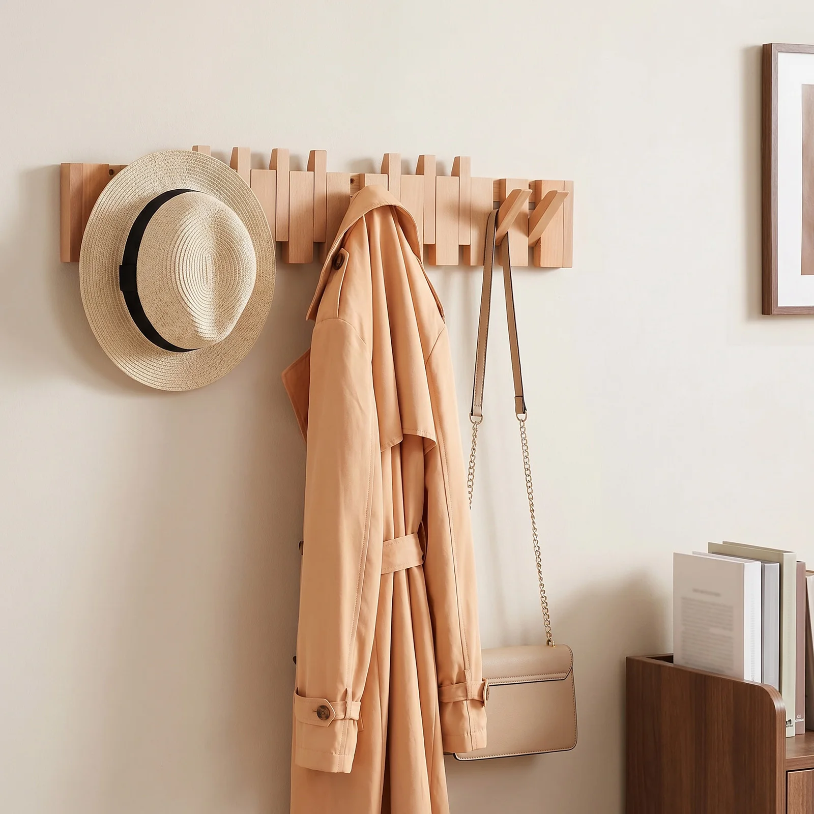 Piano Coat Rack 12-Hooks Wooden Wall Hooks Entryway Hanger Piano Key Coat Rack Wall Mount Wood Wall Hooks for Hanging Towel Hat
Piano Coat Rack 12-Hooks Wooden Wall Hooks Entryway Hanger Piano Key Coat Rack Wall Mount Wood Wall Hooks for Hanging Towel Hat