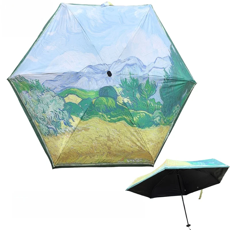 Portable Folding Umbrella UV Protection Black Glue Sunshade Rainproof Five Fold Iron Pole Home Garden Outdoor Activity Umbrella
Portable Folding Umbrella UV Protection Black Glue Sunshade Rainproof Five Fold Iron Pole Home Garden Outdoor Activity Umbrella