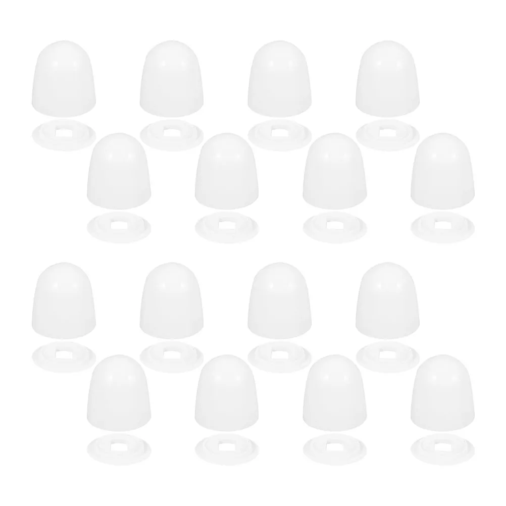6 Sets Toilet Decoration Hats Plastic Bolt Covers Caps for Toilets Suite Decorative Round White Screw Conceal Easy Cleaning
6 Sets Toilet Decoration Hats Plastic Bolt Covers Caps for Toilets Suite Decorative Round White Screw Conceal Easy Cleaning