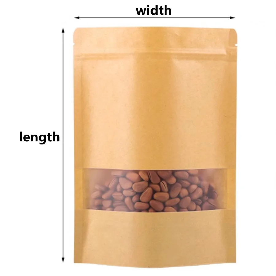 14cm*22cm,100pcs/lot,stand up Zipper/zip lock Kraft paper bag with window
14cm*22cm,100pcs/lot,stand up Zipper/zip lock Kraft paper bag with window