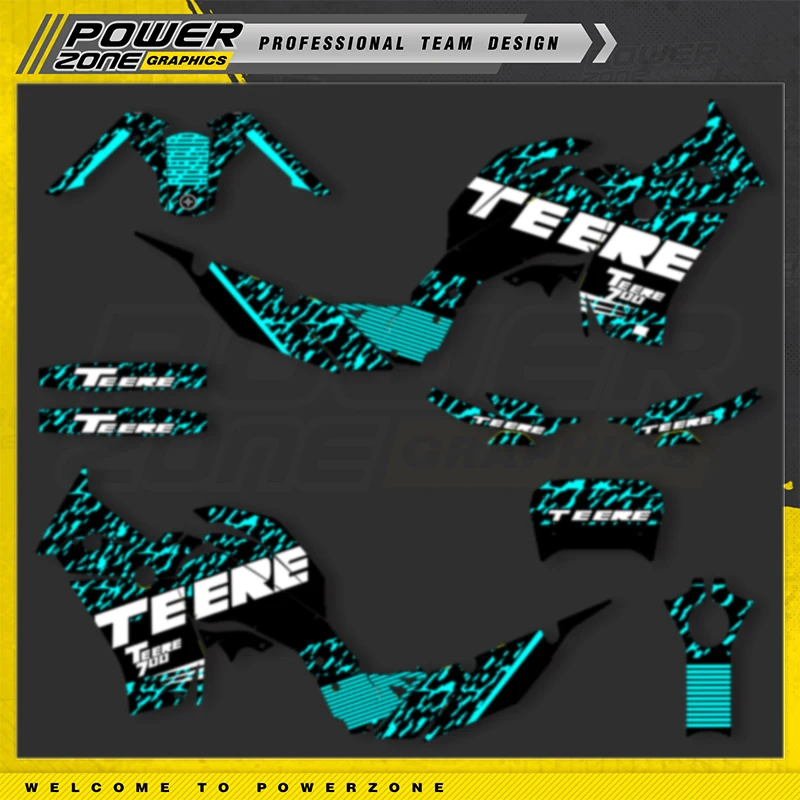 POWERZONE Custom Motorcycle Graphics LTZ400 Graphic Decals Sticker Kit DECO Dekor For YAMAHA T700 2018-2023 TENERE T700
POWERZONE Custom Motorcycle Graphics LTZ400 Graphic Decals Sticker Kit DECO Dekor For YAMAHA T700 2018-2023 TENERE T700