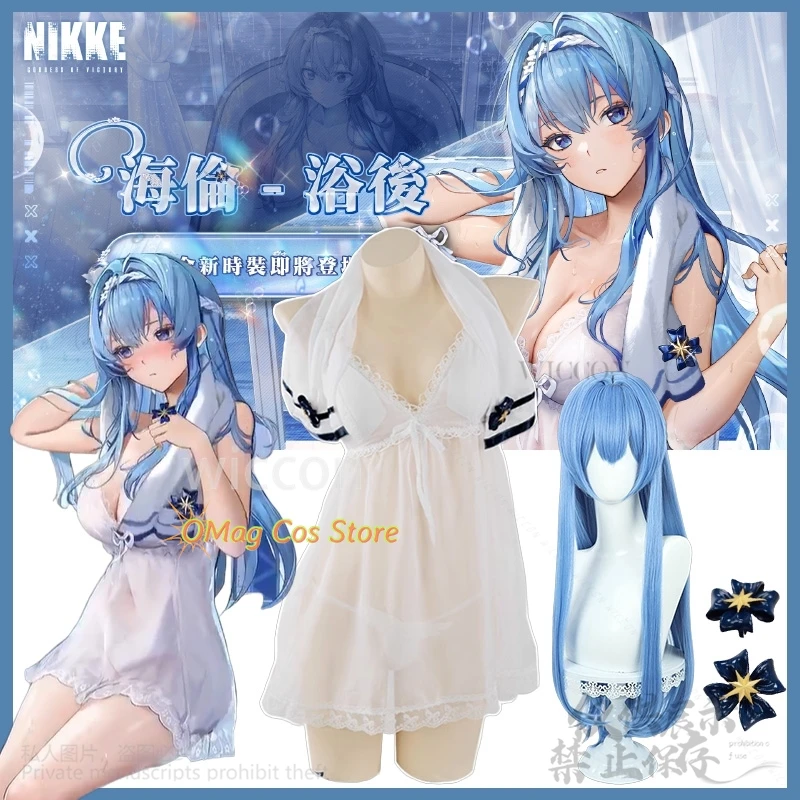 Хелен аниме игра NIKKE богиня победы косплей костюм сексуальная пижама на груди открытая ночная рубашка домашняя одежда одежда для сна Cos костюм
Хелен аниме игра NIKKE богиня победы косплей костюм сексуальная пижама на груди открытая ночная рубашка домашняя одежда одежда для сна Cos костюм