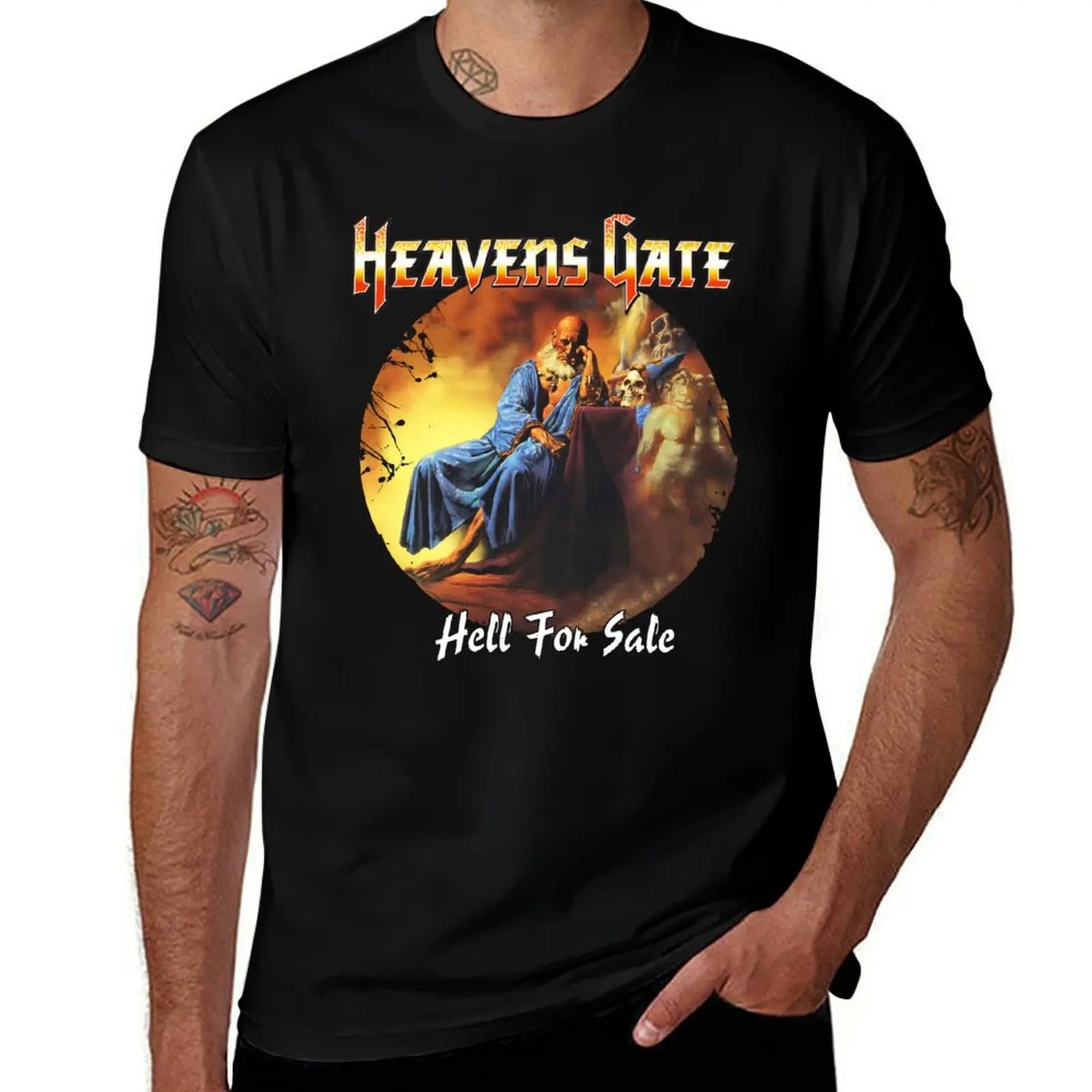 Power Metal Legends! Heavens gate design for black backgrounds T-Shirt sweat blanks cute tops mens tall t shirts
Power Metal Legends! Heavens gate design for black backgrounds T-Shirt sweat blanks cute tops mens tall t shirts