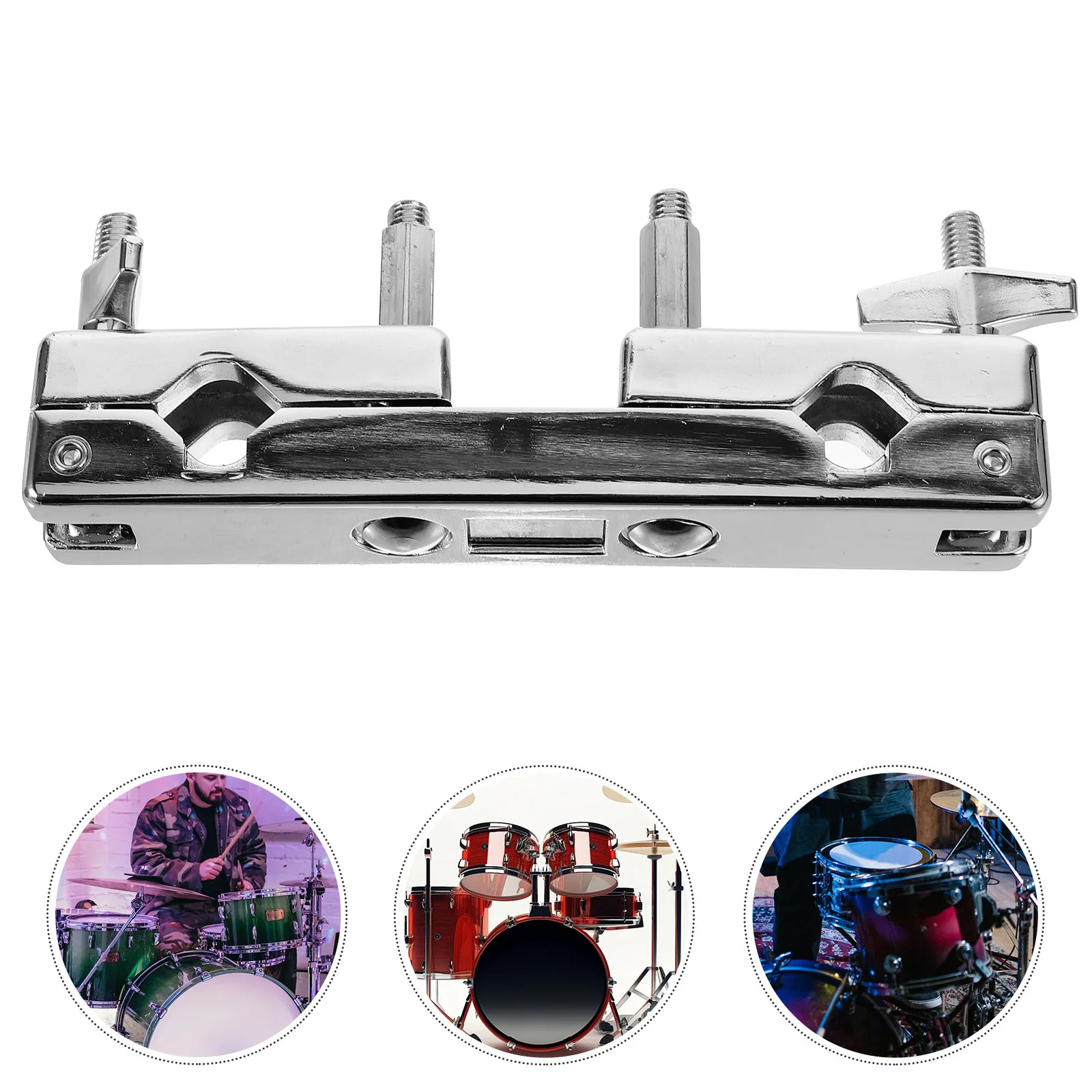 Drum Cymbal Clamp Mounting Bracket Adjustable Tension Durable Stable Lightweight Compact Design Portable Accessory
Drum Cymbal Clamp Mounting Bracket Adjustable Tension Durable Stable Lightweight Compact Design Portable Accessory