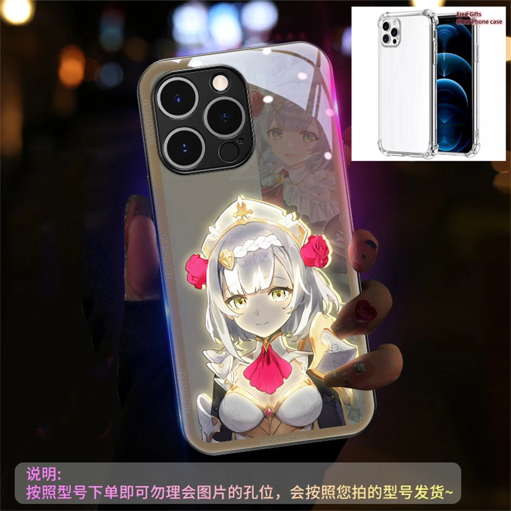 Smart LED Light Up Tempered Glass Phone Case For iPhone 15 14 13 12 11 Pro Max Mini X XS XR SE2020 8 Luminous Shockproof Cover
Smart LED Light Up Tempered Glass Phone Case For iPhone 15 14 13 12 11 Pro Max Mini X XS XR SE2020 8 Luminous Shockproof Cover