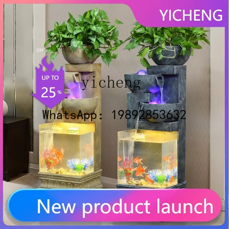 A30 living room fish tank rockery flowing water making money fountain floor lucky ornament
A30 living room fish tank rockery flowing water making money fountain floor lucky ornament
