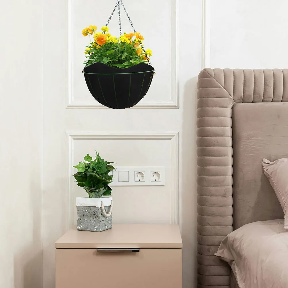 6pcs Flowerpot Liner: Half Round Fabric Planter Inserts For Hanging Baskets Breathable Non Woven Soil Leakage Prevention
6pcs Flowerpot Liner: Half Round Fabric Planter Inserts For Hanging Baskets Breathable Non Woven Soil Leakage Prevention