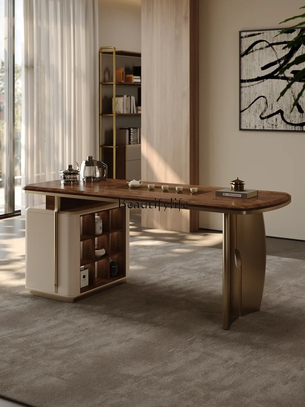 LD33High-End Table-Chair Set High-Grade Walnut New Chinese Style Affordable Luxury Style
LD33High-End Table-Chair Set High-Grade Walnut New Chinese Style Affordable Luxury Style