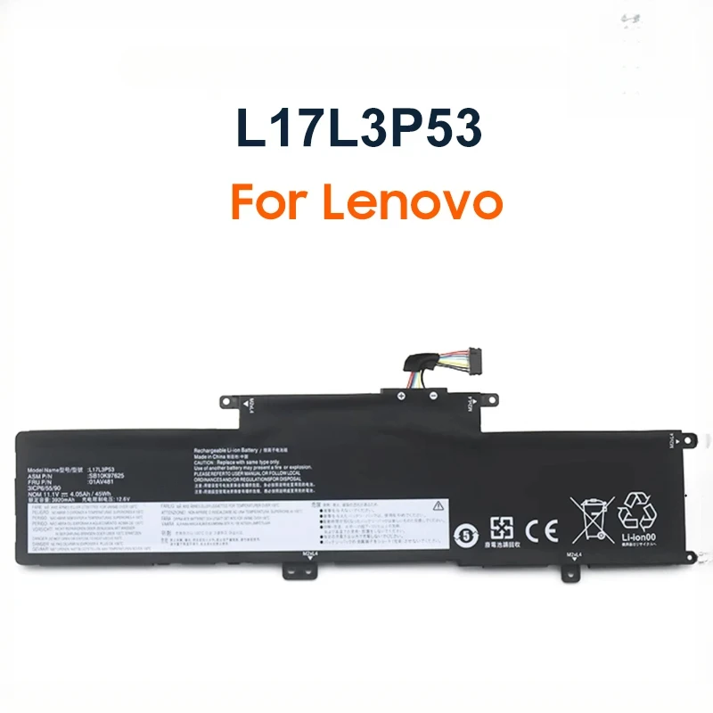 4050 мАч L17L3P53 L17M3P55 L17C3P53 аккумулятор для Lenovo Thinkpad S2 Yoga L380 L390 Thinkpad Yoga S2 2018 Series 01AV481 01AV483
4050 мАч L17L3P53 L17M3P55 L17C3P53 аккумулятор для Lenovo Thinkpad S2 Yoga L380 L390 Thinkpad Yoga S2 2018 Series 01AV481 01AV483