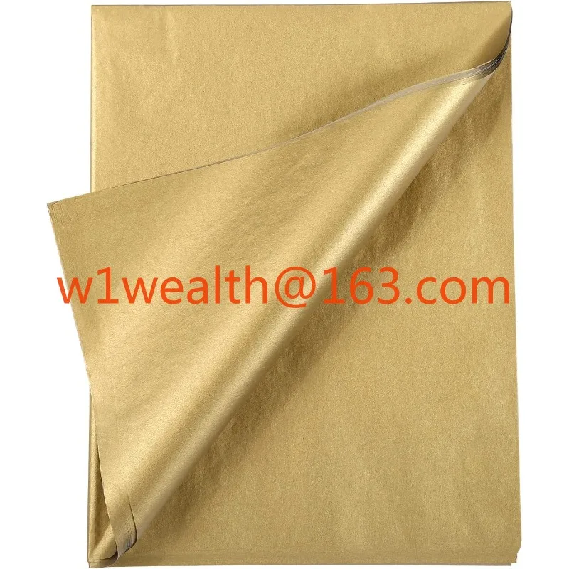 Pearl Gold Rose Gold Silver Tissue Packaging Paper Roll Coated Waxed Pulp Clothing Printed Blank Gift Wrapping Paper Industrial
Pearl Gold Rose Gold Silver Tissue Packaging Paper Roll Coated Waxed Pulp Clothing Printed Blank Gift Wrapping Paper Industrial