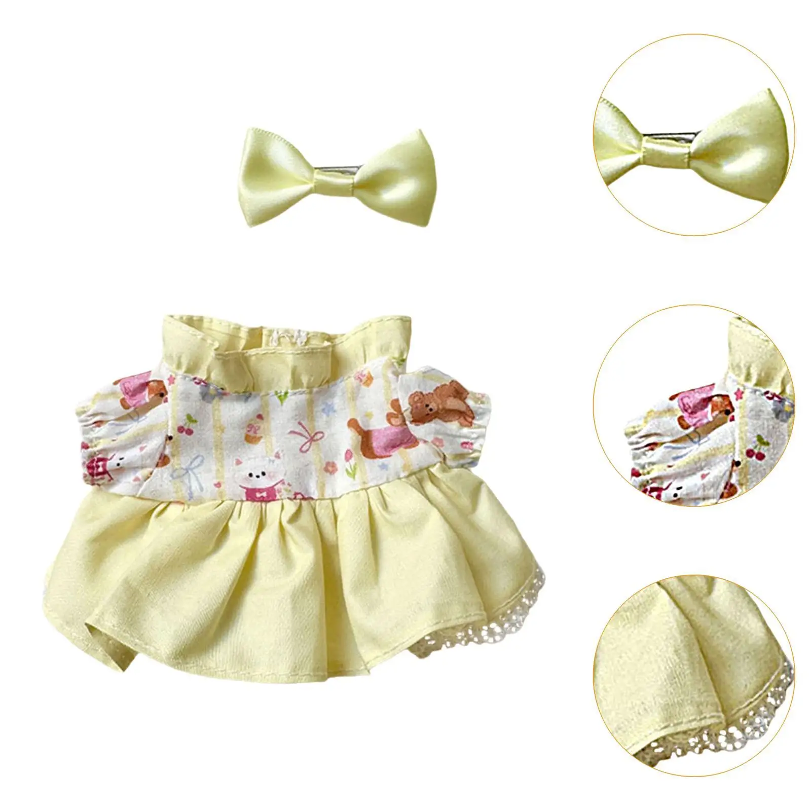 2 Pieces Plush Doll Outifit Doll Clothes Gifts Plush Doll Accessories, DIY Costume Accessories, Doll Clothing ,for 17 cm Doll
2 Pieces Plush Doll Outifit Doll Clothes Gifts Plush Doll Accessories, DIY Costume Accessories, Doll Clothing ,for 17 cm Doll