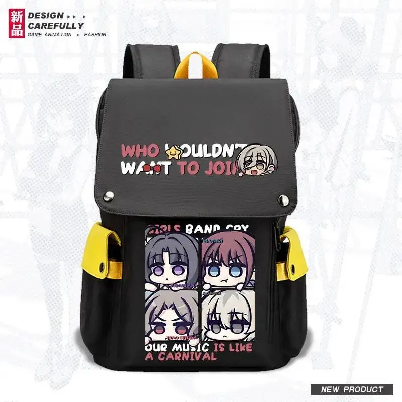 Anime GAME GIRLS BAND CRY Theme Backpack School Student Knapsack Anime Cosplay Handbag Messenger Bag Game
Anime GAME GIRLS BAND CRY Theme Backpack School Student Knapsack Anime Cosplay Handbag Messenger Bag Game