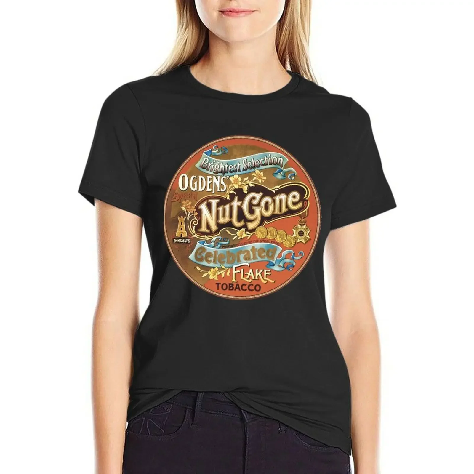 Small Faces - Ogdens&x27; Nut Gone Flake T-Shirt Short sleeve tee sports fans Women's t-shirt
Small Faces - Ogdens&x27; Nut Gone Flake T-Shirt Short sleeve tee sports fans Women's t-shirt