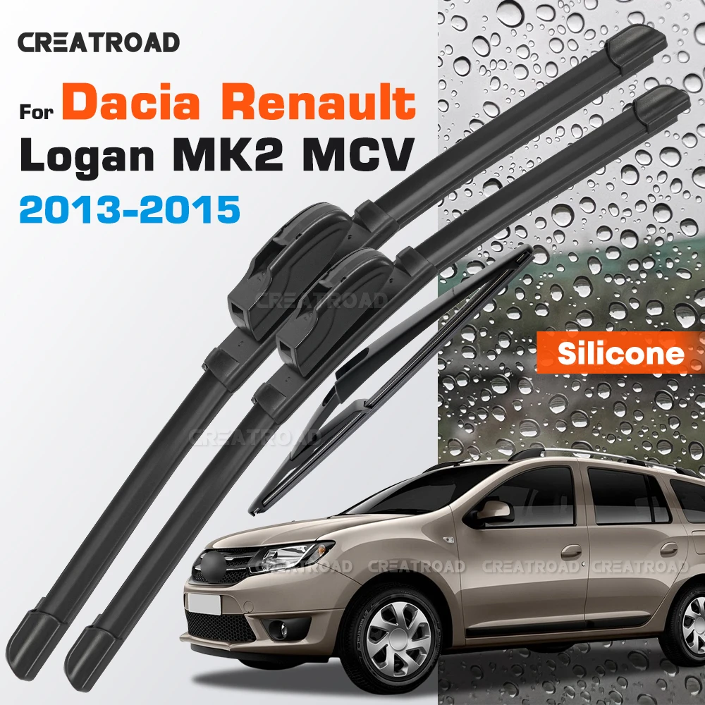 Silicone Wiper Blades Fit For Dacia Renault Logan MK2 MCV 2013-2015 Coated Silent HD Wear-Resistant Windshield Wipers 22"20"12"
Silicone Wiper Blades Fit For Dacia Renault Logan MK2 MCV 2013-2015 Coated Silent HD Wear-Resistant Windshield Wipers 22"20"12"