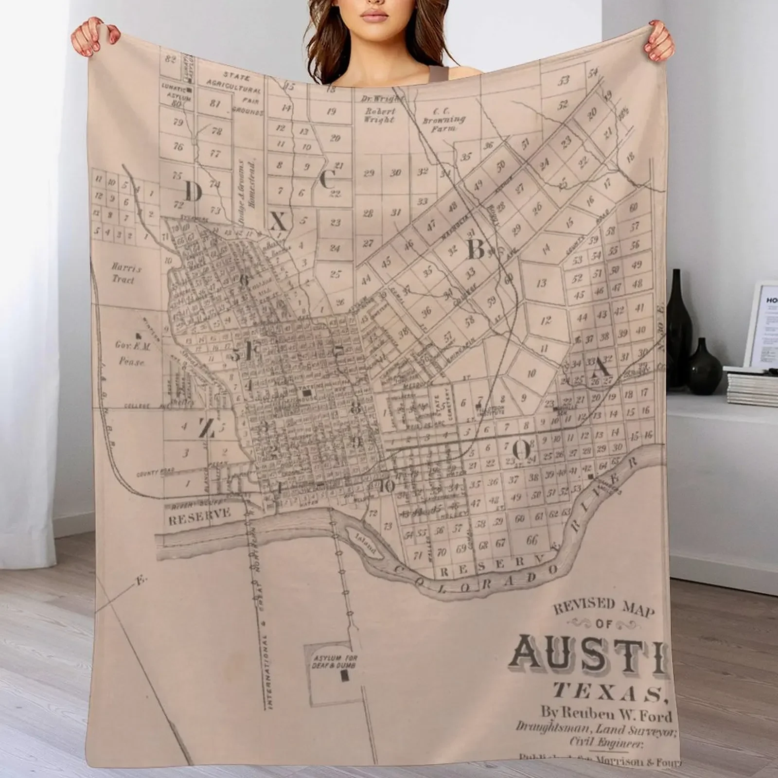 Old Austin TX Map (1885) Vintage Texas Capital City Atlas Throw Blanket Picnic manga Blankets Sofas Of Decoration Blankets
Old Austin TX Map (1885) Vintage Texas Capital City Atlas Throw Blanket Picnic manga Blankets Sofas Of Decoration Blankets