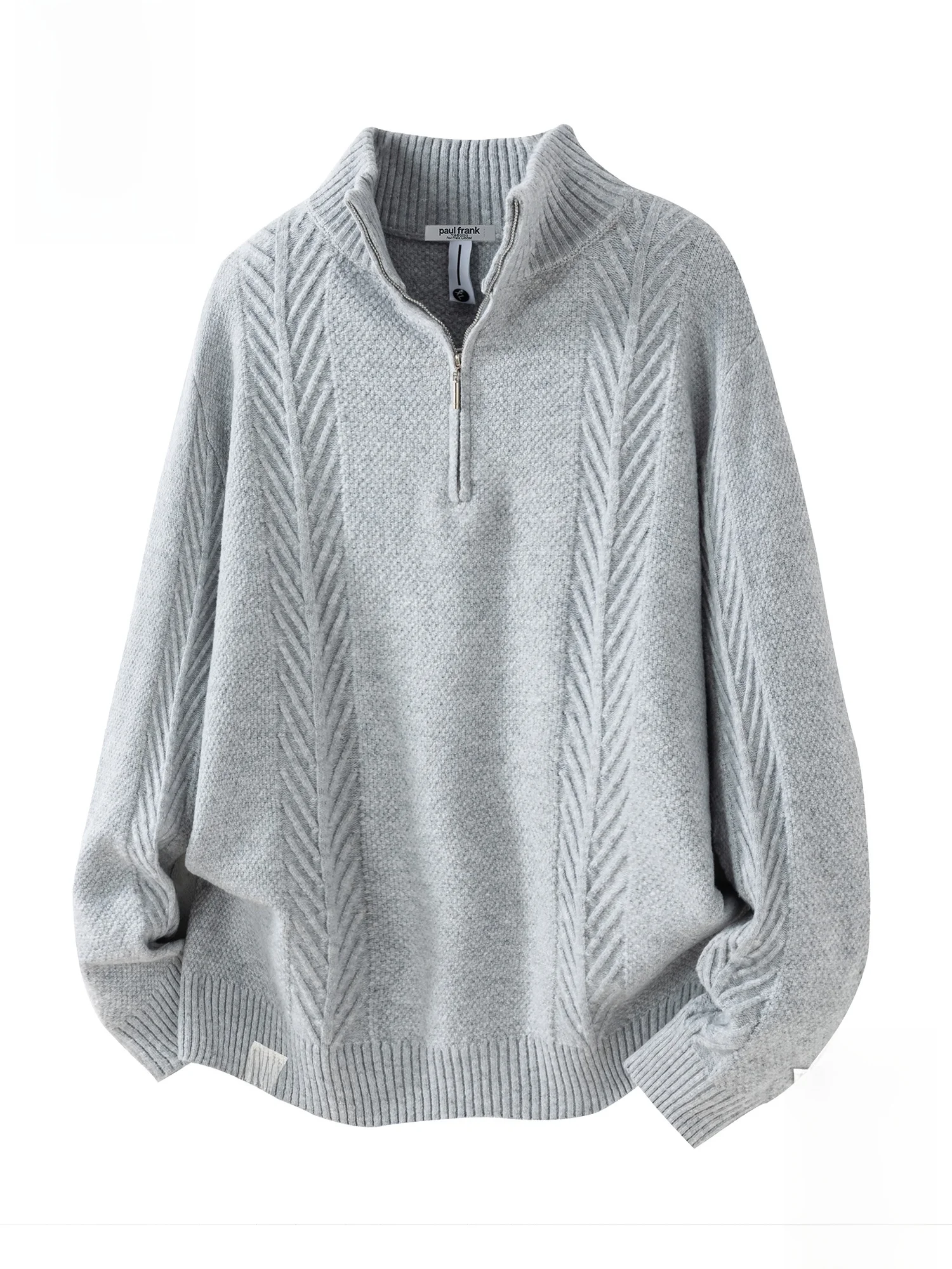 PaulFrank Loose Fit f Zip Knitwear for Men Winter Warm Polyester Fiber Casual Sle Big Mouth Monkey Twisted Pattern Sweater
PaulFrank Loose Fit f Zip Knitwear for Men Winter Warm Polyester Fiber Casual Sle Big Mouth Monkey Twisted Pattern Sweater