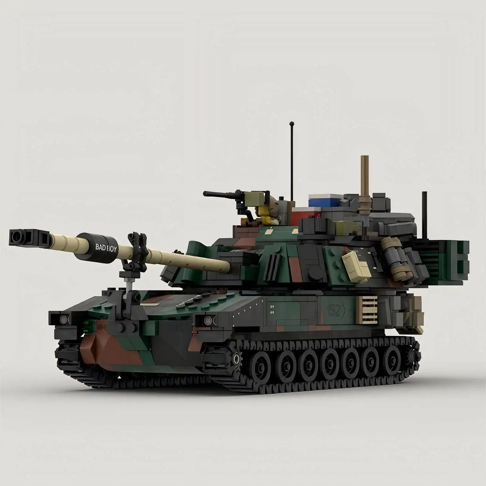 MOC Military Armored Vehicle Series M109 Tank Destroyer Building Blocks Model DIY Adult Assembly Toys Birthday Gift Ornament
MOC Military Armored Vehicle Series M109 Tank Destroyer Building Blocks Model DIY Adult Assembly Toys Birthday Gift Ornament
