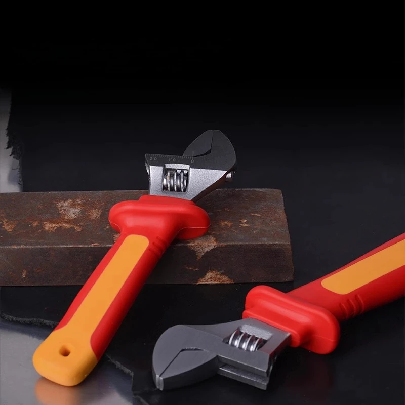 VDE Высоковольтный изолированный многофункциональный промышленный разводной ключ 1000 В для электроинструментов
VDE Высоковольтный изолированный многофункциональный промышленный разводной ключ 1000 В для электроинструментов