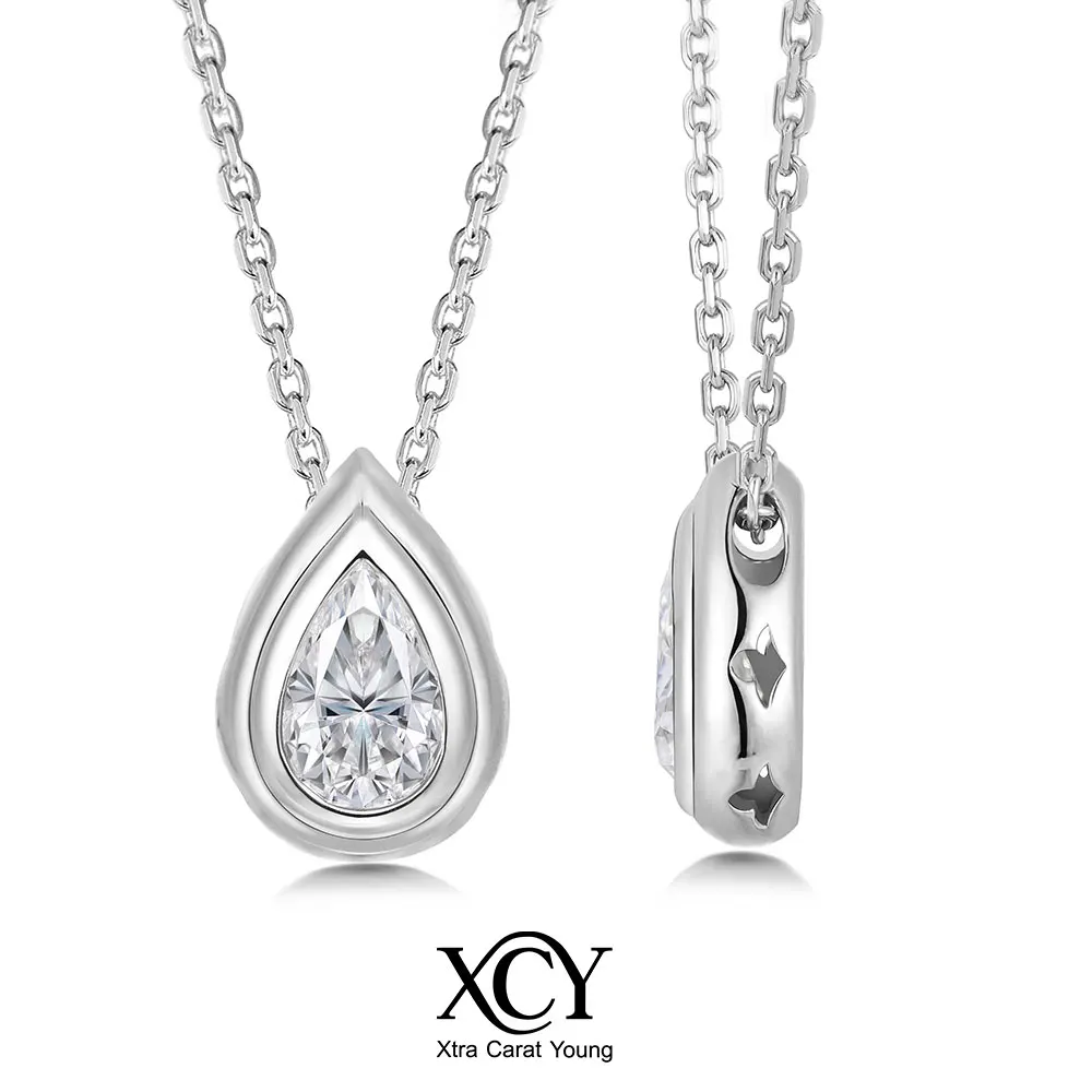 XCY 1ct 2ct Moissanite Teardrop Necklace for Women 925 Sterling Silver Solitaire Diamond Pendant Mother's Day Fine Jewelry Gift
XCY 1ct 2ct Moissanite Teardrop Necklace for Women 925 Sterling Silver Solitaire Diamond Pendant Mother's Day Fine Jewelry Gift