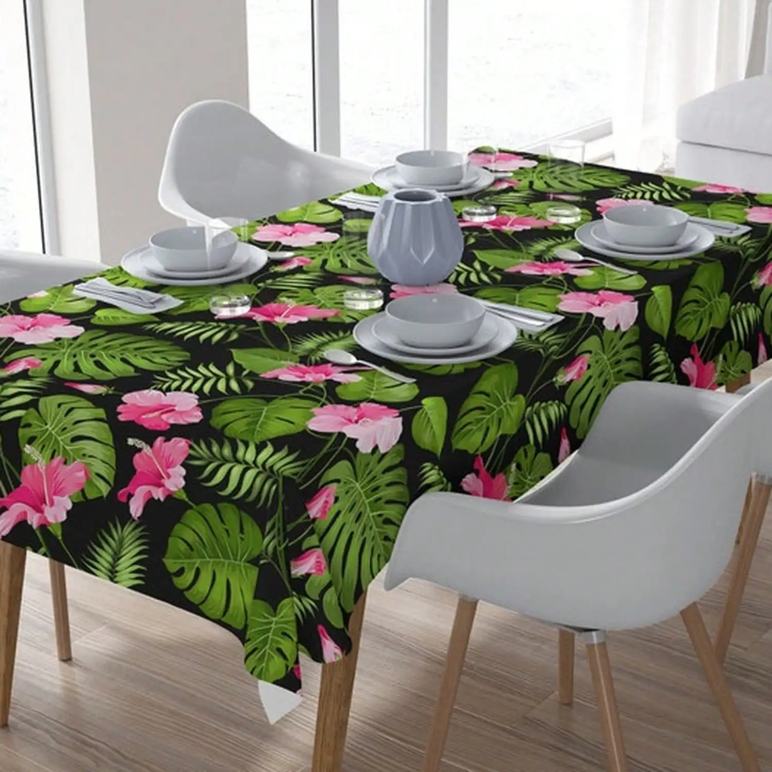 Turquoise Blue Floral Round Tablecloth, Indian Printed Fabric Tablecloth, Customizable Tablecloth for Dining, Weddings, Parties, Home Decor, and Event Gifts
Turquoise Blue Floral Round Tablecloth, Indian Printed Fabric Tablecloth, Customizable Tablecloth for Dining, Weddings, Parties, Home Decor, and Event Gifts