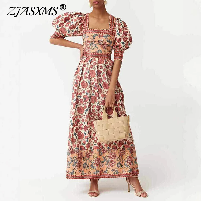 Lace Up Print Tops Long Skirt Two Pieces Sets Casual Puff Sleeve Square Neck Women Outfit Fashion Holiday Hollow Out Folds Suits
Lace Up Print Tops Long Skirt Two Pieces Sets Casual Puff Sleeve Square Neck Women Outfit Fashion Holiday Hollow Out Folds Suits