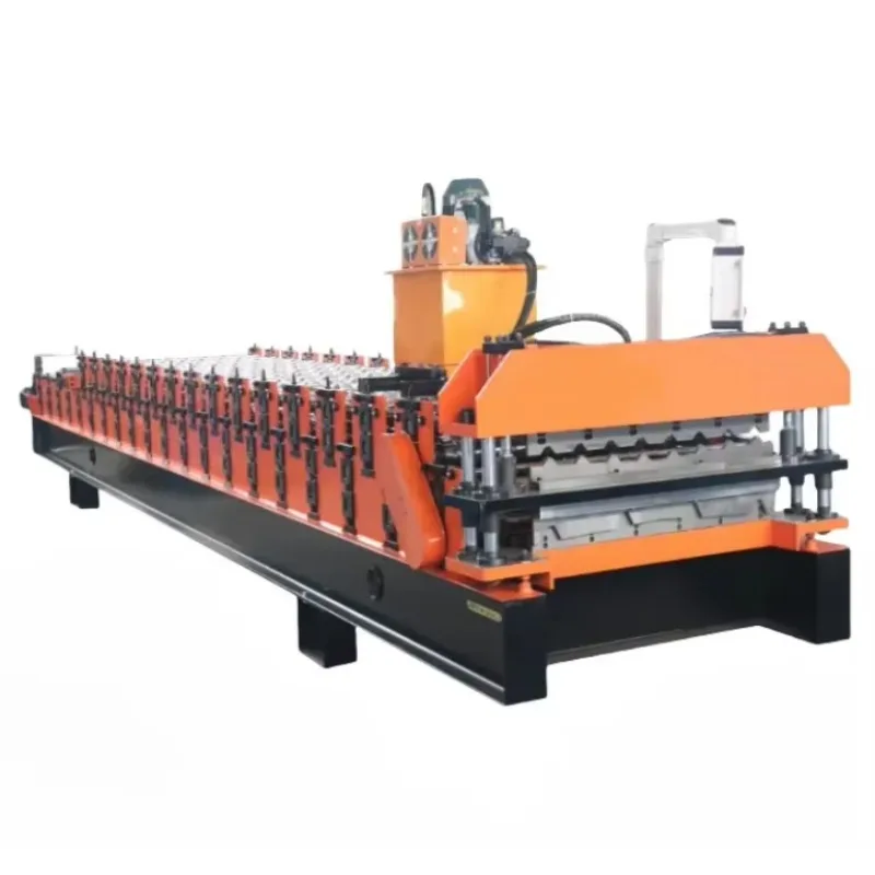 Glazed Roofing Tile Color Steel Sheet Roll Forming Machine with Core Engine Component Pump Tile Making Machine
Glazed Roofing Tile Color Steel Sheet Roll Forming Machine with Core Engine Component Pump Tile Making Machine