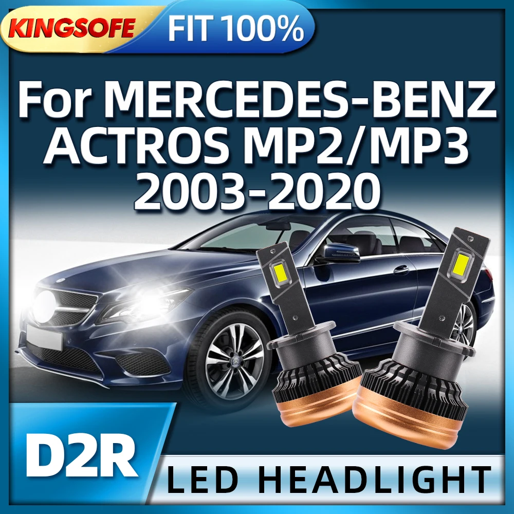 KINGSOFE LED 30000Lm D2R Bulb 6000K Car HID Headlight For MERCEDES BENZ ACTROS MP2 MP3 2003 2004 2005 2006 2007 2008 2009-2020
KINGSOFE LED 30000Lm D2R Bulb 6000K Car HID Headlight For MERCEDES BENZ ACTROS MP2 MP3 2003 2004 2005 2006 2007 2008 2009-2020