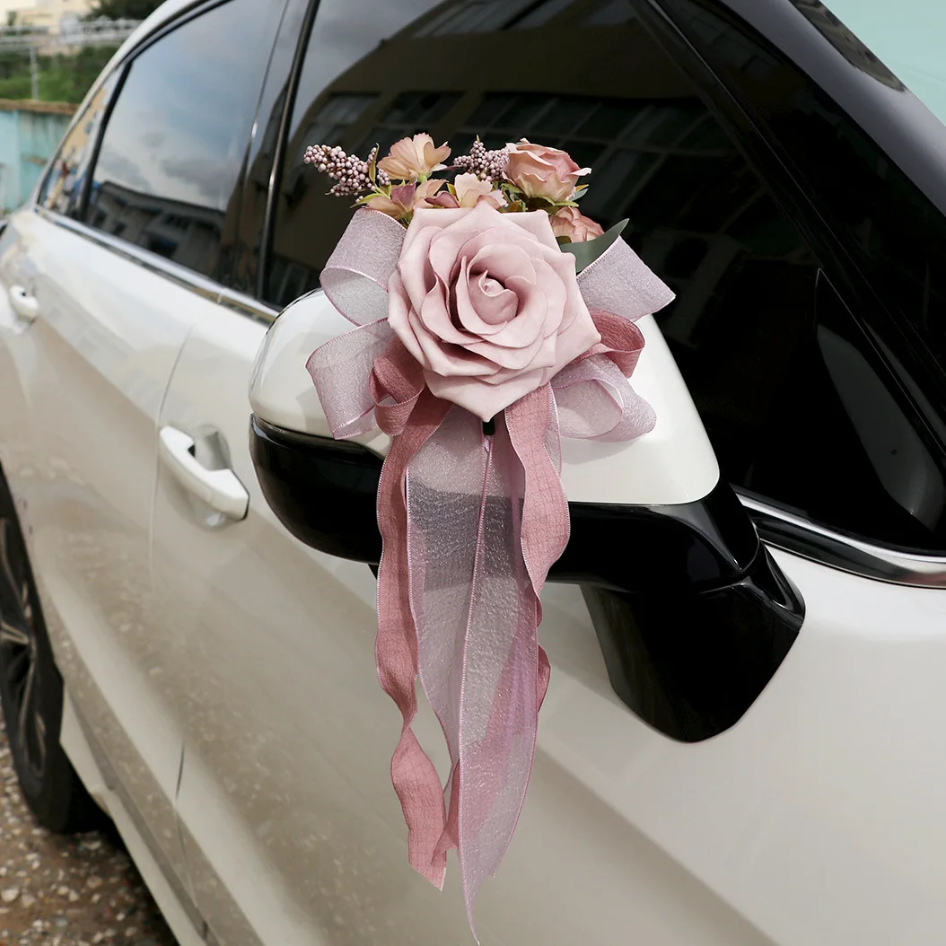 Yannew 4pcs Just Married Car Rearview Mirror Flowers Multi-purpose Wedding Car Door Handle Flower Wedding Aisle Chair Flowers
Yannew 4pcs Just Married Car Rearview Mirror Flowers Multi-purpose Wedding Car Door Handle Flower Wedding Aisle Chair Flowers