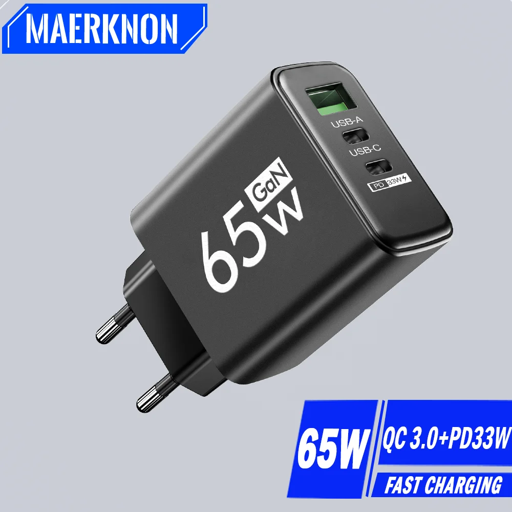 65W GaN USB C Charger PD Type C Mobile Phone Charger Adapter QC 3.0 For iPhone Samsung Xiaomi Huawei Quick Charge Wall Charger
65W GaN USB C Charger PD Type C Mobile Phone Charger Adapter QC 3.0 For iPhone Samsung Xiaomi Huawei Quick Charge Wall Charger