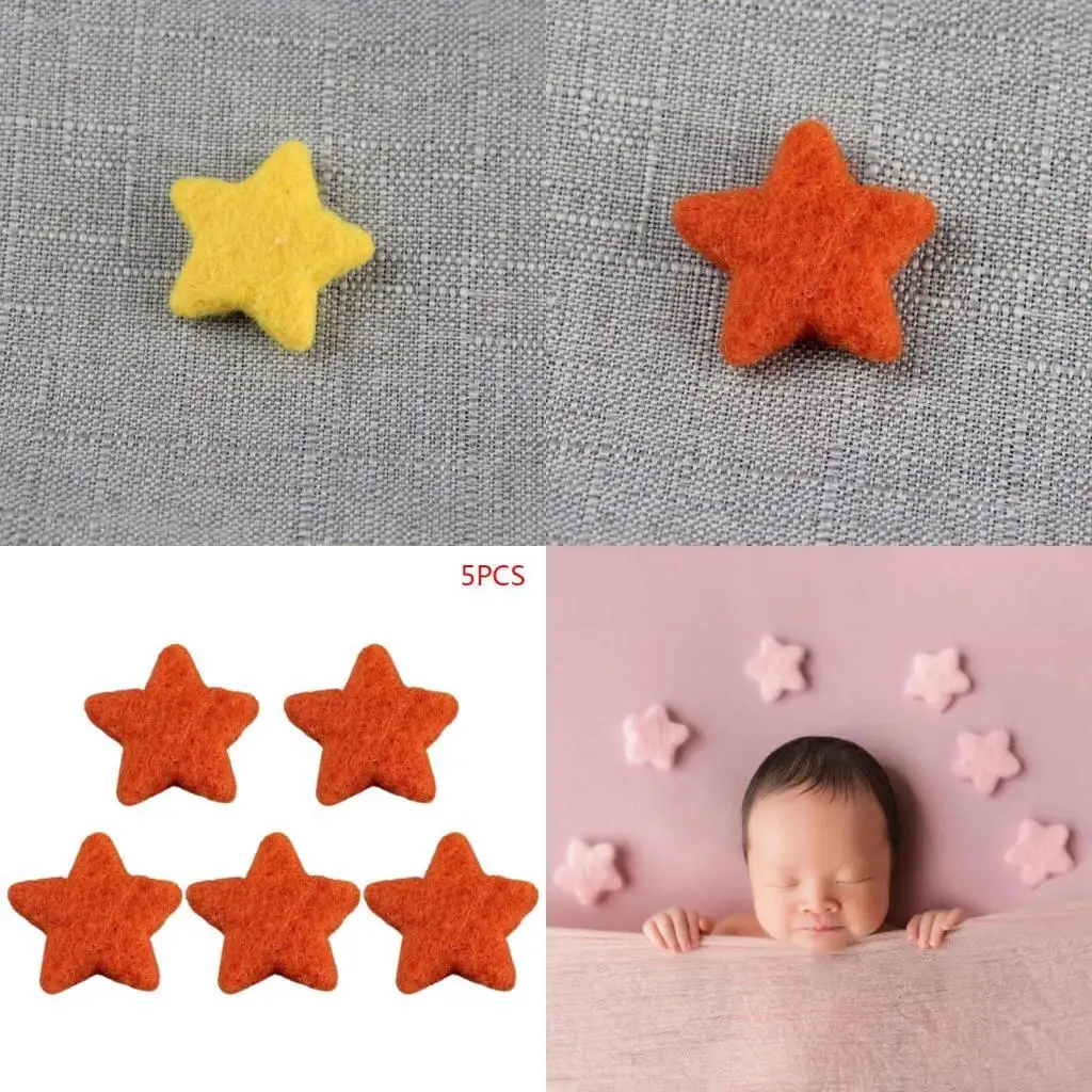 97BE Wool Felt Stars Infants Photo Decorations Mini Wool Felt Stars Beads
97BE Wool Felt Stars Infants Photo Decorations Mini Wool Felt Stars Beads