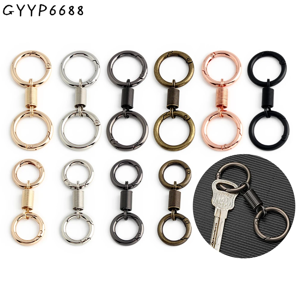 2/10/20PCS 19mm 25mm Spring Double Coil Keychain Carabiner Buckle Key Rings For DIY Bags Strap Anti-lost Climbing Hook Car Gift
2/10/20PCS 19mm 25mm Spring Double Coil Keychain Carabiner Buckle Key Rings For DIY Bags Strap Anti-lost Climbing Hook Car Gift