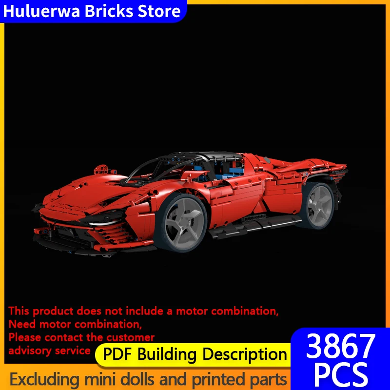 Speed Racing Car Model MOC Building Bricks Top Tier Sports Car Modular Technology Gifts Holiday Assemble Children Toys Suit
Speed Racing Car Model MOC Building Bricks Top Tier Sports Car Modular Technology Gifts Holiday Assemble Children Toys Suit